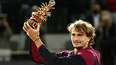 Alexander Zverev, vít�z turnaje v Madridu