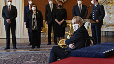 Prezident Milo Zeman jmenoval nové generály. (8. kvtna 2021)
