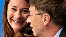 Melinda Gatesová a Bill Gates (Toronto, 13. srpna 2006)