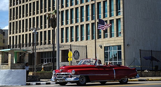 Americká ambasáda v Havan (3. íjna 2017)