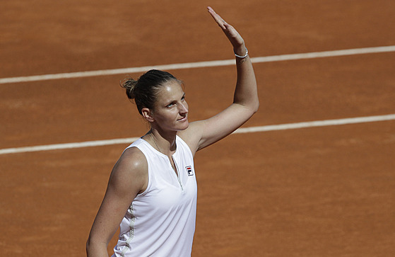 Karolína Plíková slaví postup do finále na turnaji v ím.