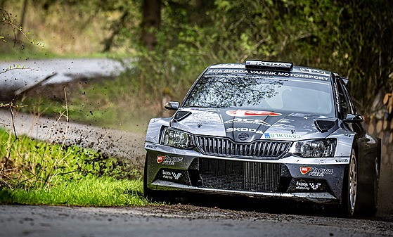 Dominik Stíteský bhem Rally umava