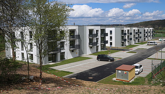 Nové bytové domy v Plzni-Skvrňanech. (5 .5. 2021)