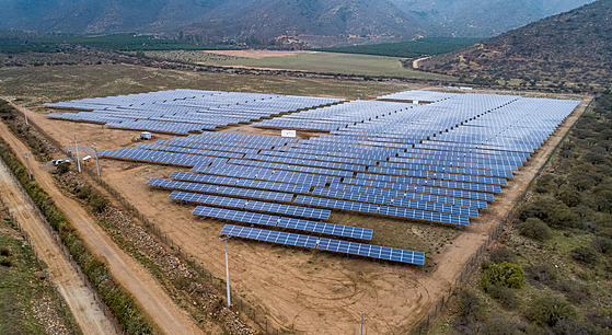 Fotovoltaická elektrárna v Chile