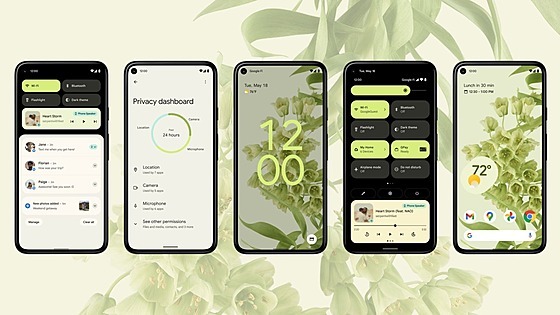 Betaverze systému Android 12 od Googlu má nový design Material You
