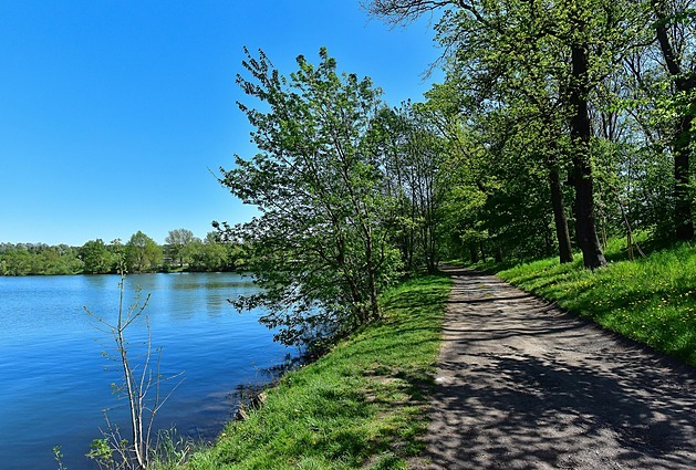 Rekreaní areál trkovit Otrokovice (kvten 2021)