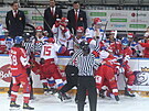 Potyka mezi eskými a ruskými hokejisty pi eských hrách