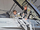 Prvn slovent piloti absolvuj v USA vcvik na nov sthaky F-16.