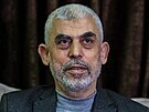 Vdce radikálního hnutí Hamás v Pásmu Gazy Jahjá Sinvár (10. bezna 2021)