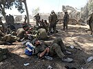Izrael pipravil bojové jednotky podél hranice s Gazou a podle vojenského...