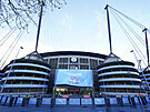 Manchester City zaal u Etihad Stadium slavit zisk anglického titulu.