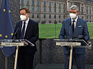 Ministr zdravotnictví za Ano Petr Arenberger (vlevo) a ministr prmyslu Karel...