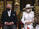 Princ Charles a vévodkyn Camilla na otevení parlamentu (Londýn, 11. kvtna...