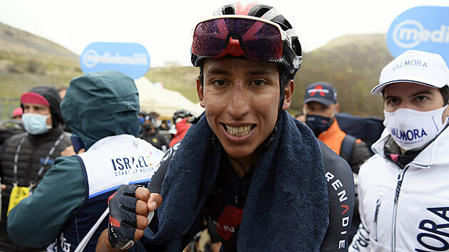 Egan Bernal, vtz 9. etapy na Giru.