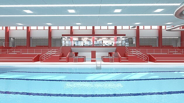 Přestavba má libereckému bazénu vrátit původní podobu.