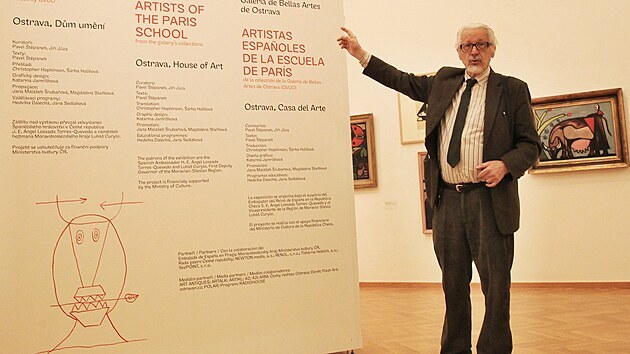 Profesor vtvarnho umn Pavel tpnek pedstavuje uniktn expozici obraz panlskch modernch mal, kter nyn vystavuje Galerie vtvarnho umn v Ostrav.