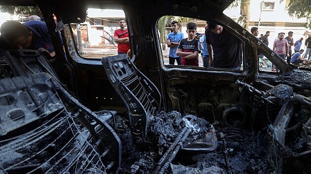 N�sledky izraelsk�ho bombardov�n� v Gaze (19. kv�tna 2021)