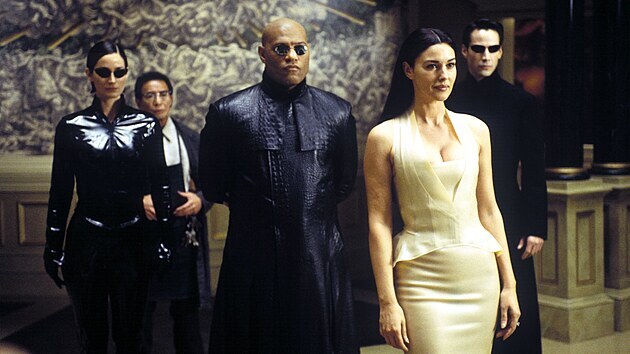 Monica Bellucci ve filmu Matrix Reloaded.