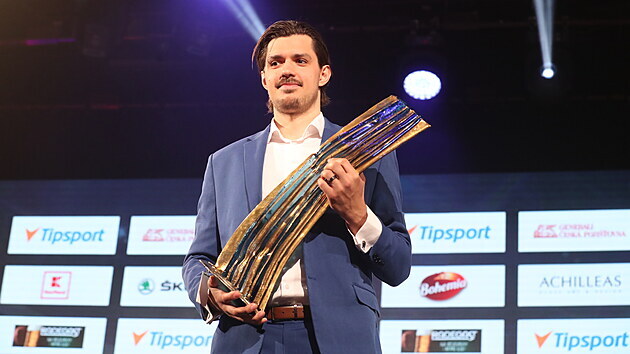 Matěj Stránský se stal nejlepším hokejistou sezony v extralize 2020/21.