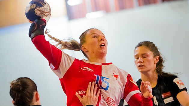 Slvistka Elika Jakov v zpase s Olomouc.