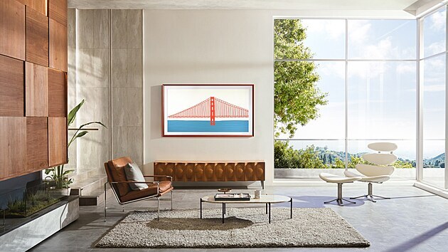 Proměňte svůj domov v galerii. Dokonalé zobrazení vašich oblíbených uměleckých děl nabízí Samsung The Frame