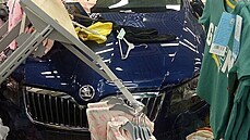 Pi dopravní nehod v Jeseníku automobil, který ídila seniorka, projel...