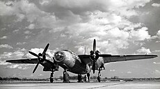 XB-26H Marauder pro testy tandemového podvozku