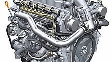 Nejvýkonn�j�ím produk�ním turbodieselem byl motor 6.0 V12 TDI s výkonem 368 kW...