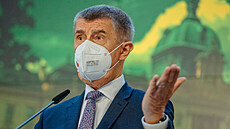 Andrej Babi� na tiskové konferenci o dodávkách vakcín do ordinací praktických...