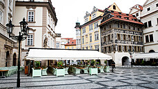 Otevírání zahrádek restaurací v Praze (17. kvtna 2021)