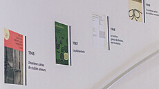Výstava Milana Kundery v eském centru v Paíi (19. kvtna 2021)