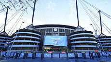 Manchester City zaal u Etihad Stadium slavit zisk anglického titulu.