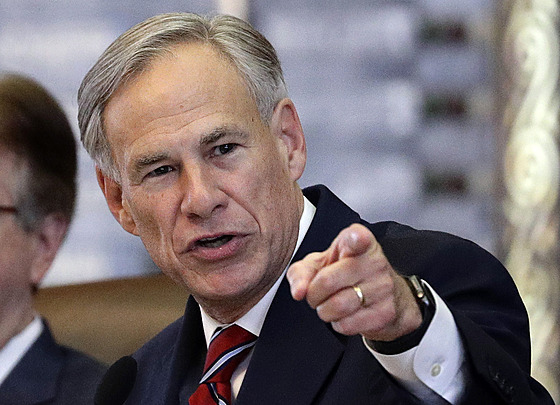 Republikánský guvernér Texasu Greg Abbott (5. února 2019)