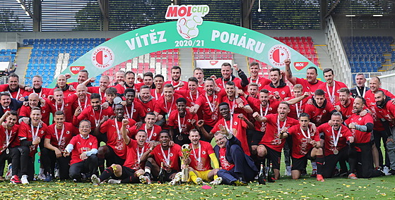 Slávisté slaví triumf v eském poháru, v Plzni domácím tým porazili 1:0.
