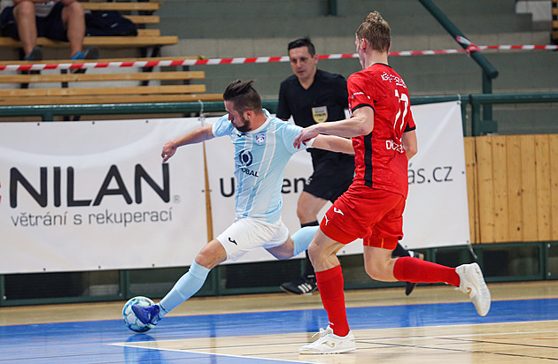 Futsalisté Chrudimi otevřeli ligové finále domácí výhrou 3:2 nad Plzní