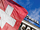 Sídlo švýcarské banky Credit Suisse v Lucernu (5. února 2020)