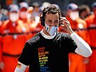 Daniel Ricciardo z McLarenu ped startem Velké ceny Monaka Formule 1