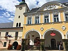 Historická radnice na námstí v Ústí nad Orlicí