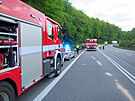 Nej�erstv�j�� nehoda ze silnice I/50 v buchlovsk�ch kopc�ch. Jednat�icetilet�...