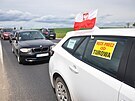 Protest polskch idi za zachovn tby v dole Turw (25.5. 2021)