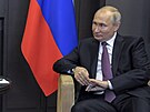 Ruský prezident Vladimir Putin na setkání s bloruským prezidentem Alexandrem...