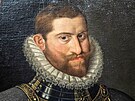 Vznamn pltno s portrtem csae Rudolfa II. od Lucase van Valckenborch...