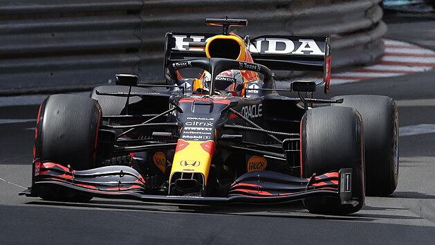 Max Verstappen z Red Bullu bhem Grand Prix Monaka Formule 1