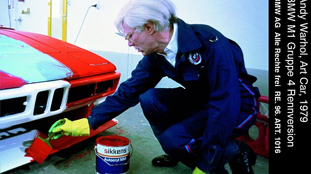 Nejznámějším dílem ze série BMW Art Cars je model M1 z roku 1979 s „kabátem“ od Andyho Warhola, který zastával názor, že pokud je auto rychlé, musí být jeho kontury a barvy rozmazané.