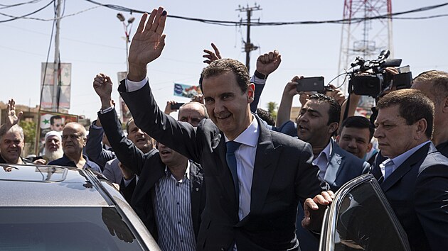 Syrsk prezident Bar Asad u prezidentskch voleb (26. kvtna 2021)