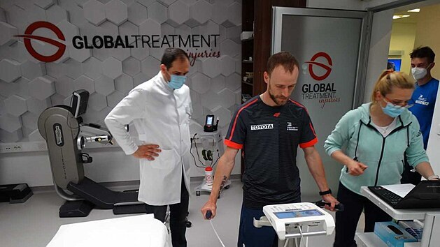 Roman Koudelka v pi doktora Mitji Braie v Global Sport Clinic ve Slovinsku.