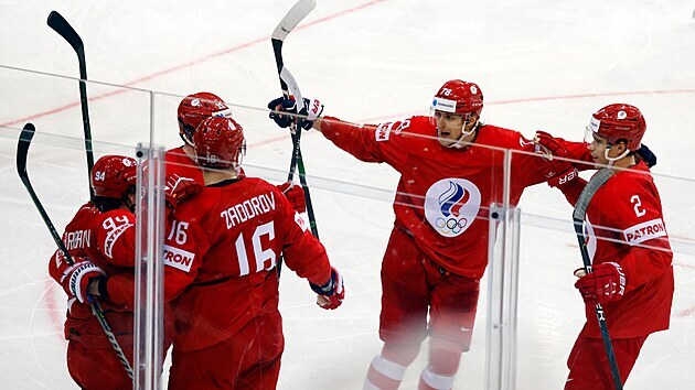 Ruští hokejisté rozhodli o výhře nad Českem 19 sekund před koncem třetí třetiny.