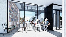 Projekt Knihovna a muzeíko poítá s pestavbou zchátralého bytového domu na...
