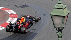 Max Verstappen z Red Bullu bhem Grand Prix Monaka