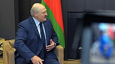 Bloruský prezident Alexandr Lukaenko na setkání s ruským prezidentem...